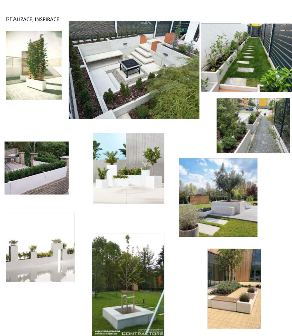 Betonový mobiliář