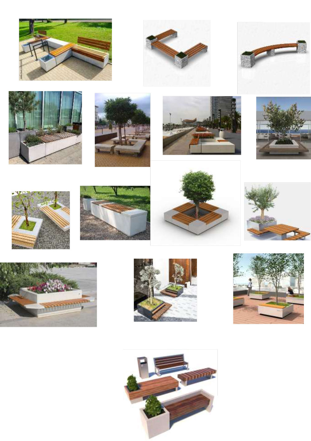 Betonový mobiliář