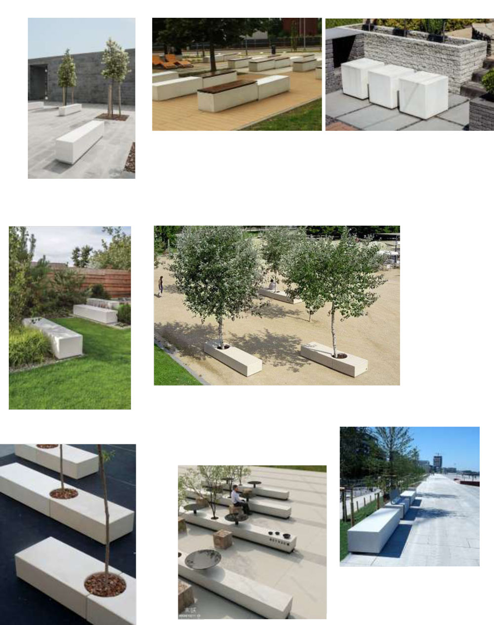 Betonový mobiliář