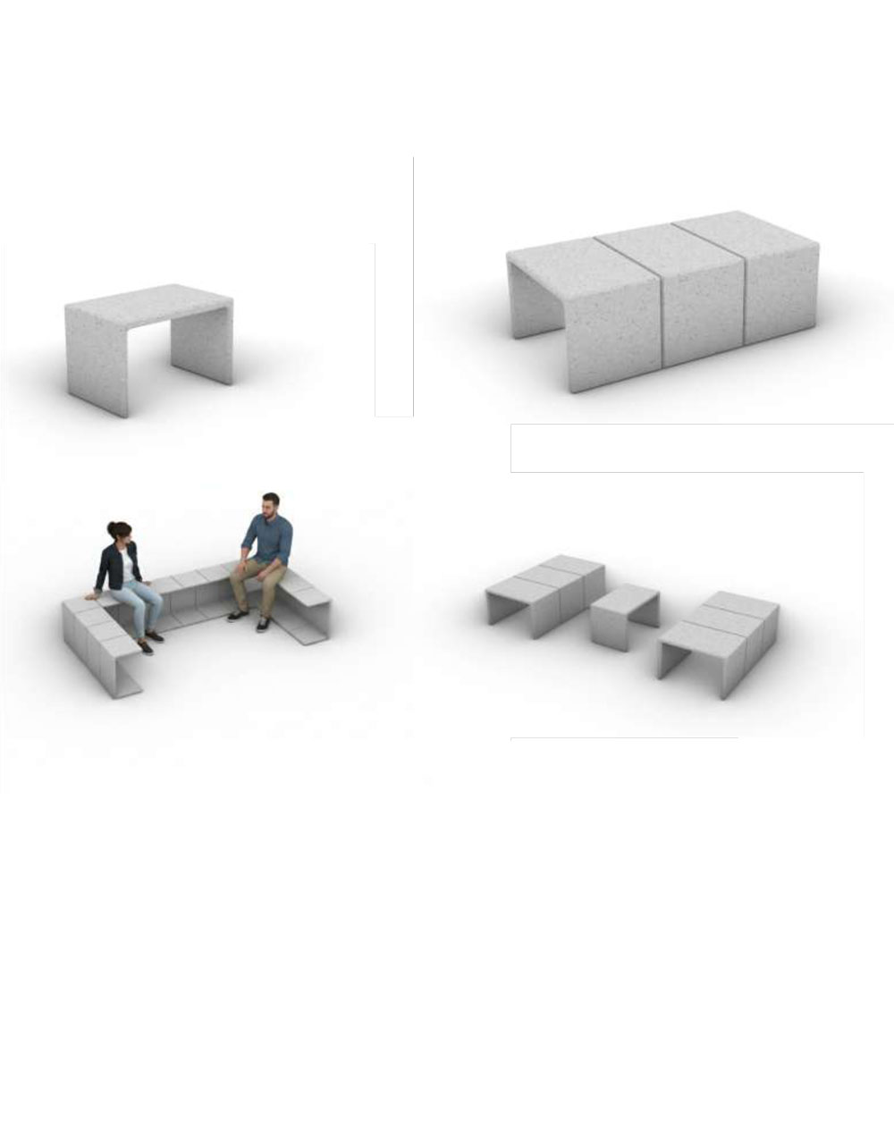 Betonový mobiliář