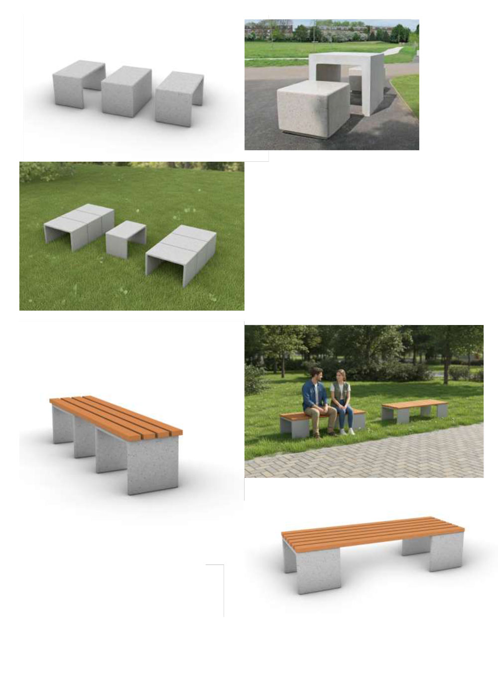 Betonový mobiliář